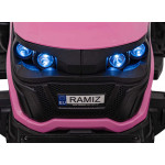 Elektrický Traktor GROW 1804 24V - ružový